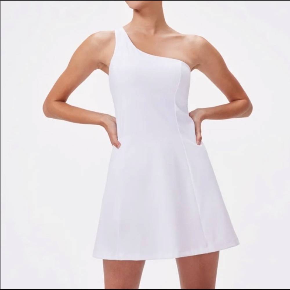 Outdoor Voices One Shoulder Dress